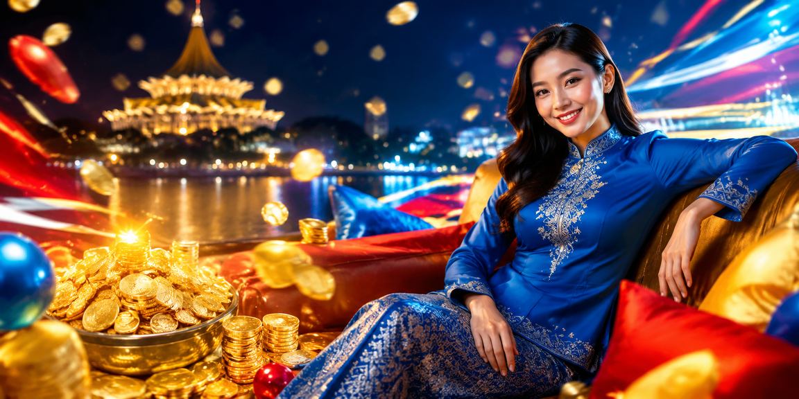 Pengguna berbaju kurung dari Kuching Sarawak melakukan pertaruhan dalam talian melalui pr1ma